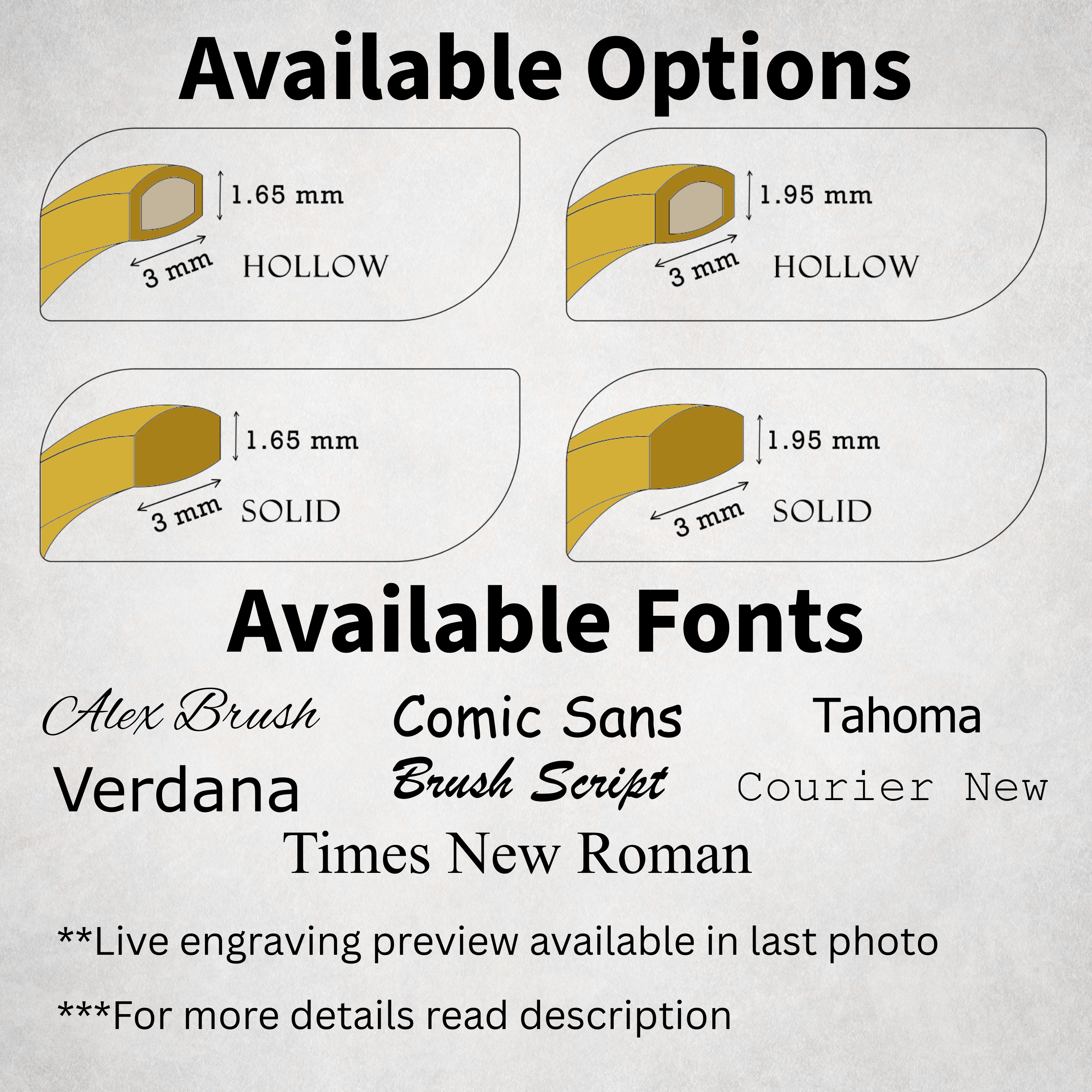 14K Solid Gold 3mm Classic Wedding Band